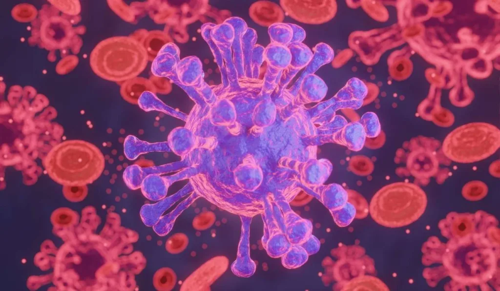 vírus ataque biológico