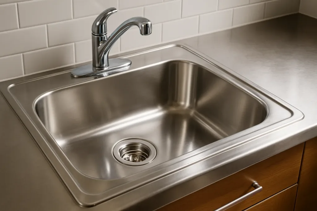 3 truques para fazer sua pia de inox brilhar em minutos