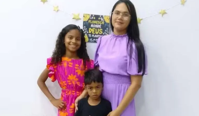 A família que recebeu o ovo de Páscoa