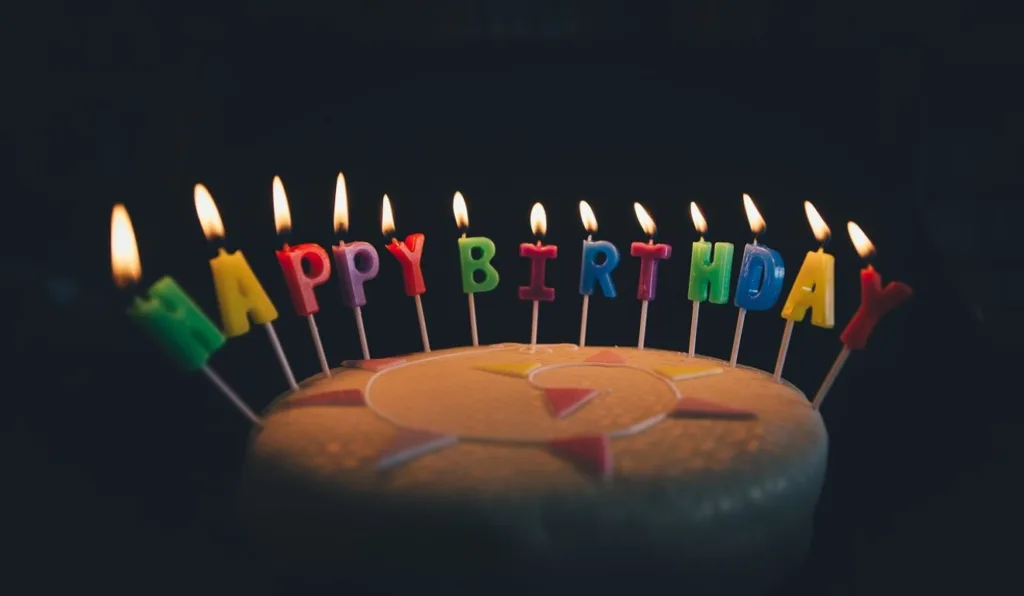 bolo de aniversário para ilustrar comemoração