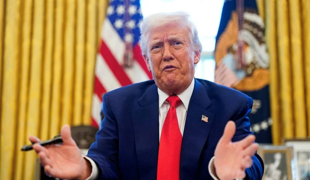 donald trump falando sobre querer ser papa