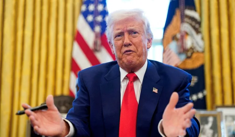 donald trump falando sobre querer ser papa