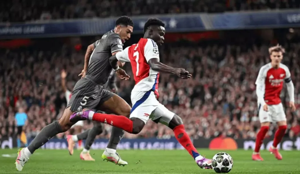 Arsenal abriu boa vantagem na primeira partida das quartas 