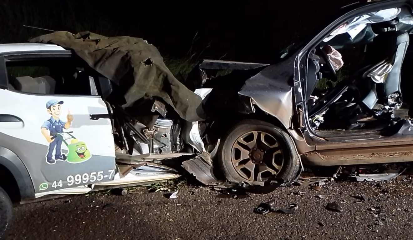 Acidente na BR-369 resultou em quatro mortos e cinco feridos, em Mamborê