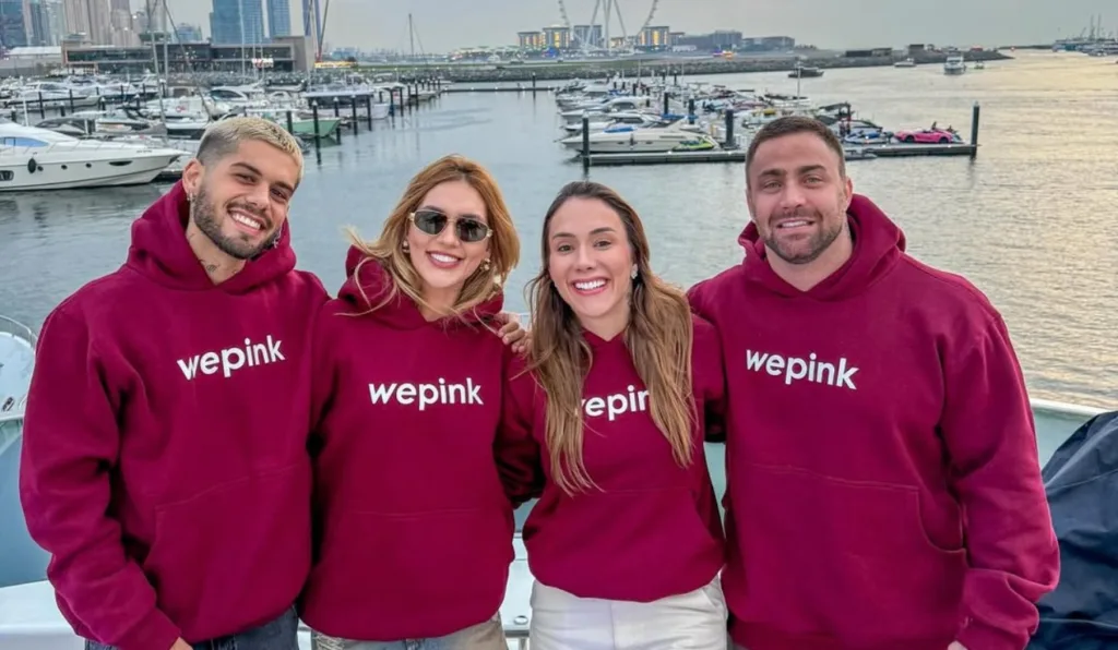 sócios da empresa we pink