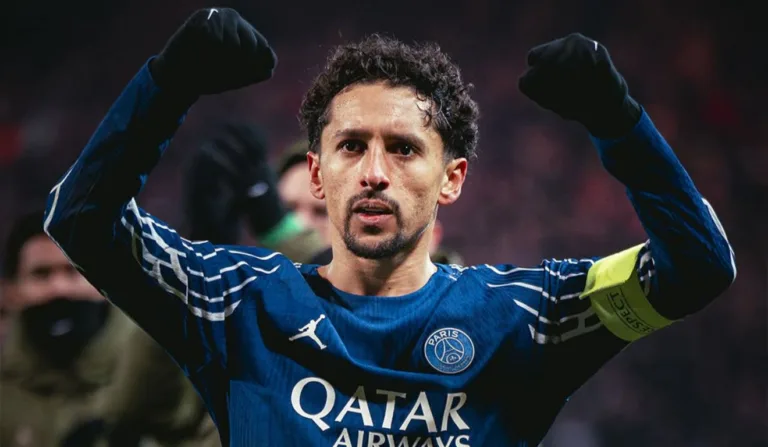 Marquinhos é capitão da equipe do PSG e tenta levar o clube a sua primeria conquista de Champions