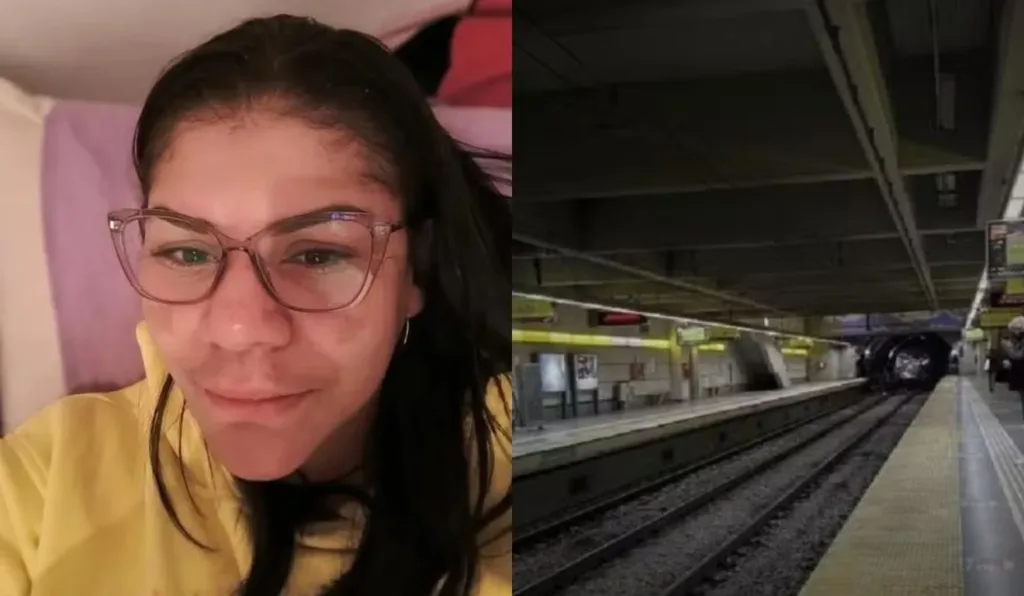 Mulher que teve a perna decepada