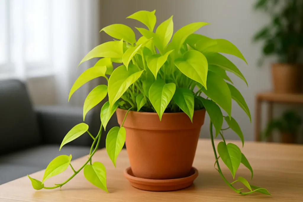 Jiboia neon perdendo o brilho O problema pode estar escondido na adubação