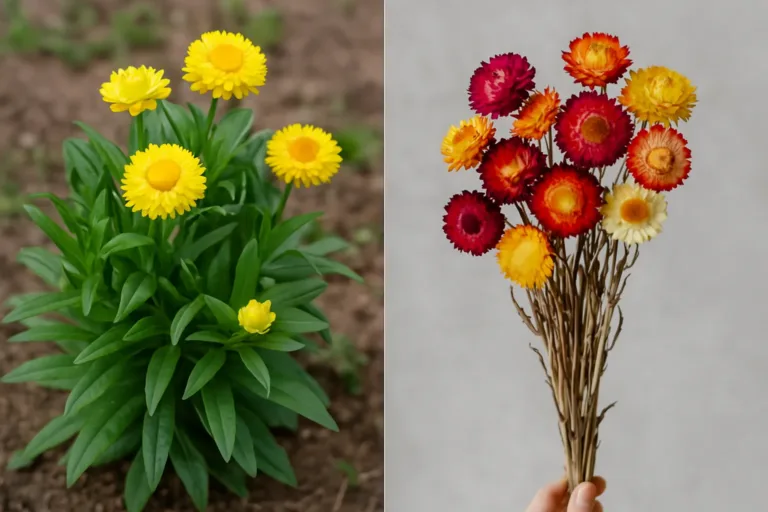 Sempre-viva tipos, cores, cuidados e como mantê-las por anos depois da colheita