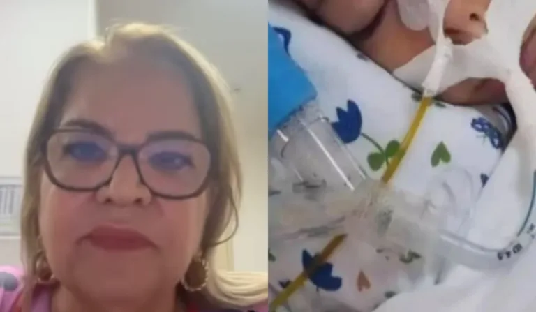 Imagem da médica e da criança.