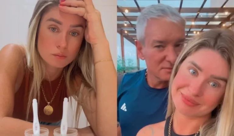 influencer casada ao lado do marido