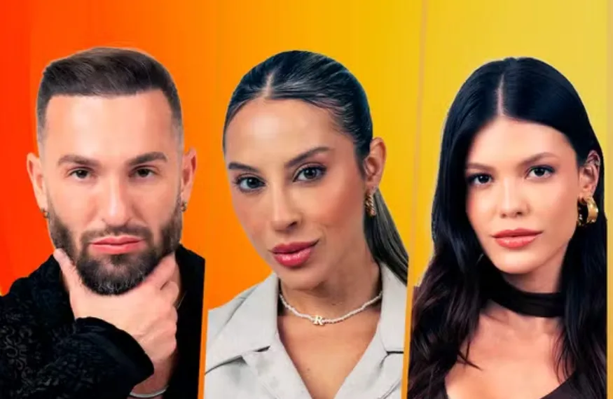 Diego, Renata e Vitória disputam Paredão (Imagem: Reprodução)