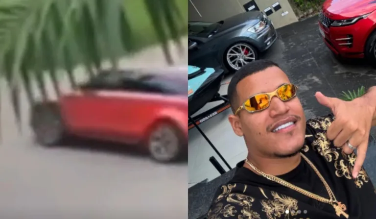 influencer que atropelou a garota de programa sorrindo e fazendo sinal com a mão