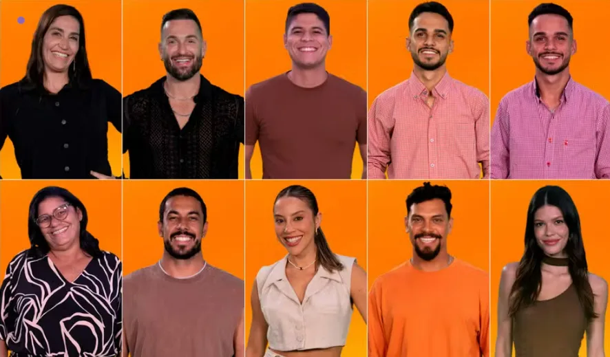 Top 10 BBB 25 (Imagem: Reprodução)