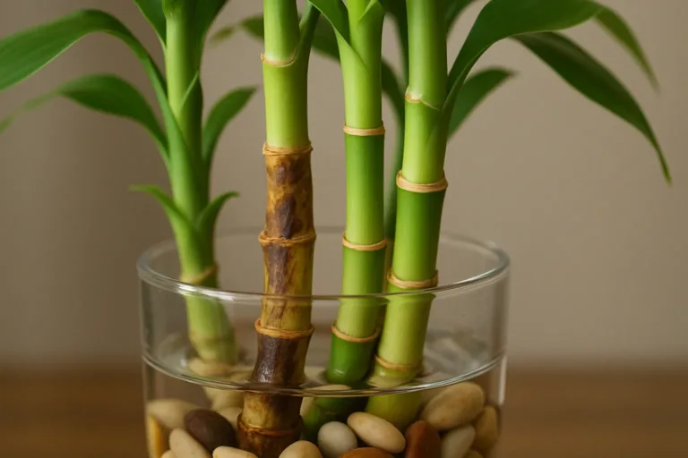 3 motivos que fazem o bambu da sorte apodrecer e como evitar