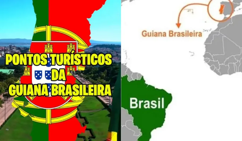 foto sobre o meme da "Guiana Brasileira"