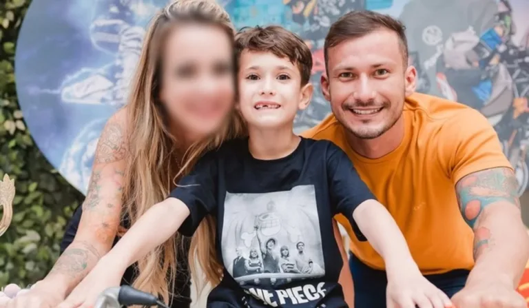 Piloto Eduardo Imamura e família