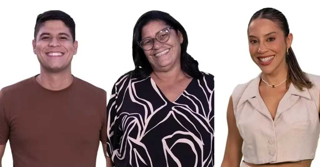 Guilherme, Delma e Renata no Paredão (Imagem: Divulgação)
