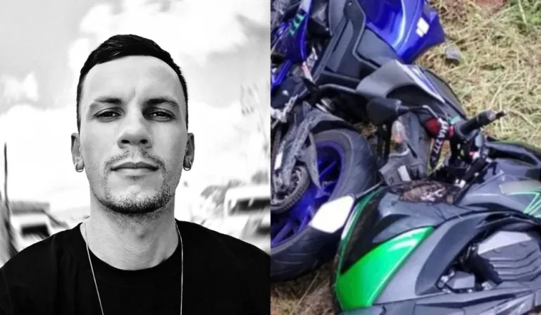 jovem sério e motos