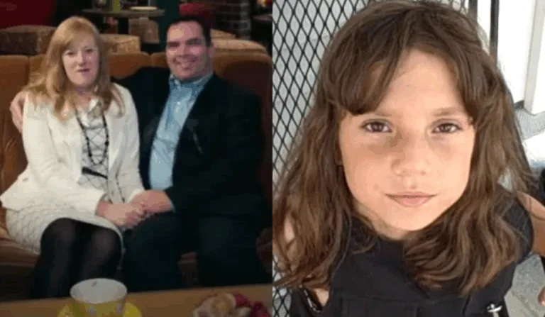 Imagem de Natalia Grace e Kristine e Michael Barnett.