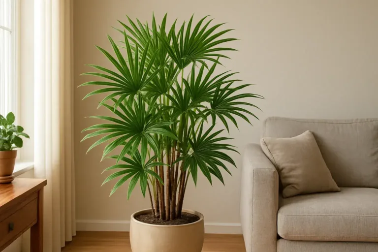 Como cuidar da sua Palmeira-ráfia com 3 passos simples e eficazes