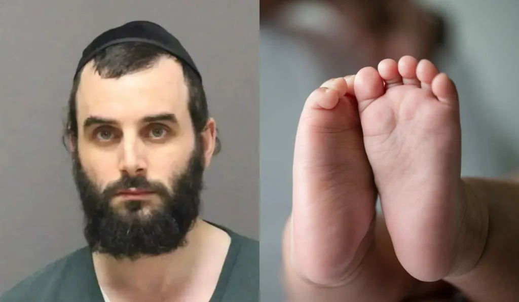 Moshe Ehrlich, de 35 anos, pai do bebê que morreu