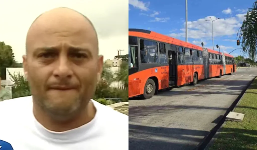 O pai do garoto que morreu e o biarticulado que atropelou o adolescente