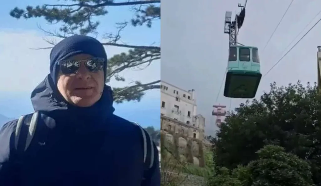 Carmine Parlato, de 56 anos, era o operador da cabine do teleférico que despencou