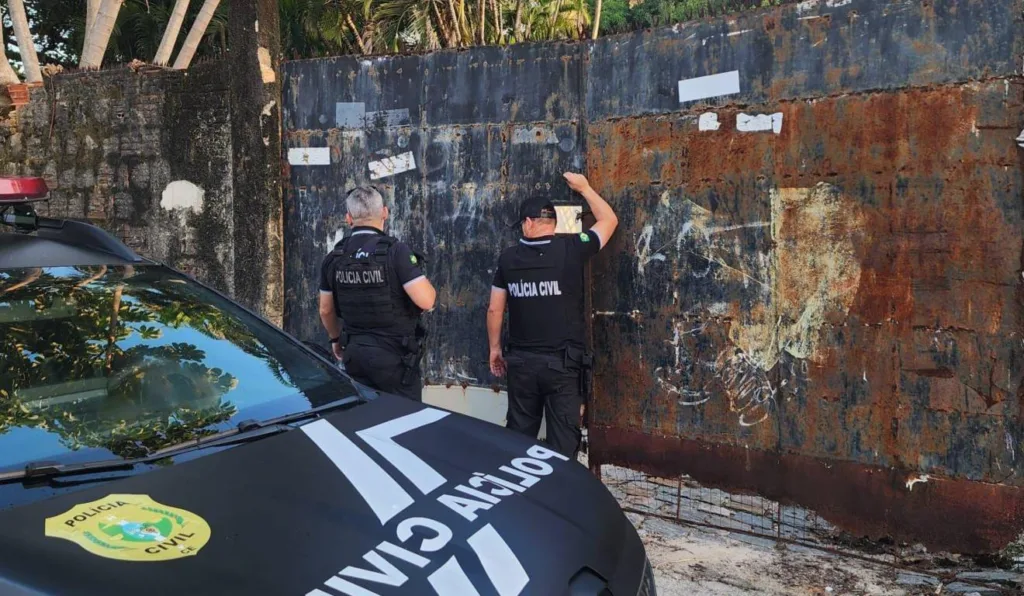 Policiais civis do Ceará em operação contra grupo suspeito de desviar recursos de prefeituras no Paraná