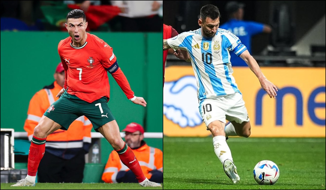 Cristiano Ronaldo e Messi