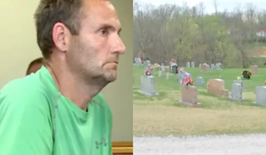 Homem preso por desenterrar corpo