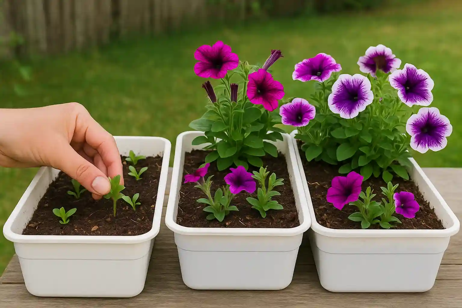 3 formas de propagar petúnias e preencher jardineiras com cor