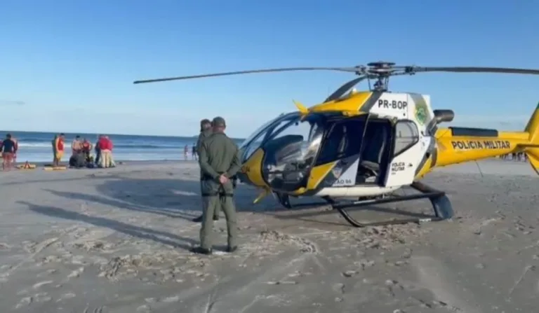 homem morre afogado em Pontal do Paraná após ser resgatado pelo BPMOA