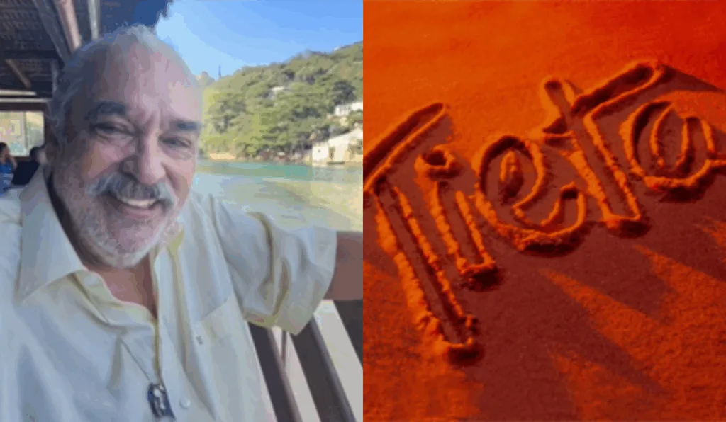 Imagem de Roberto Bomfim e da abertura de Tieta.