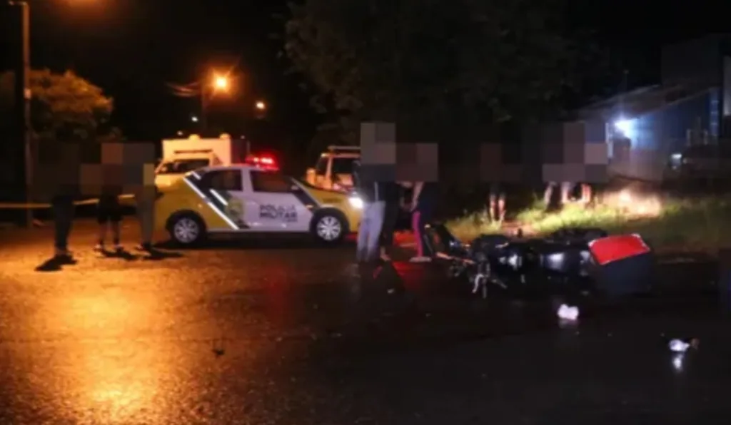 Motociclista morre em acidente com caminhão em Ponta Grossa
