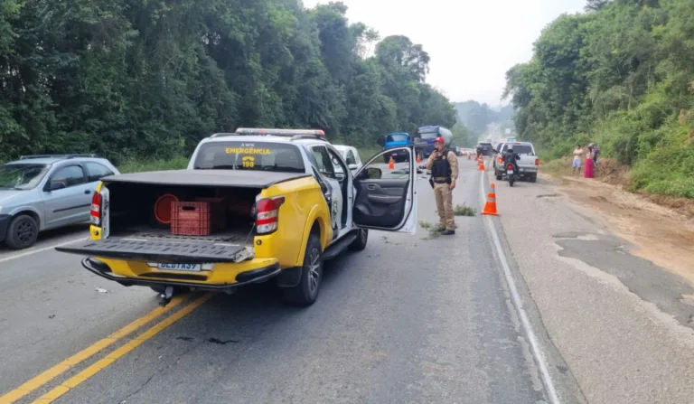motociclista morre em acidente na Rodovia dos MInérios