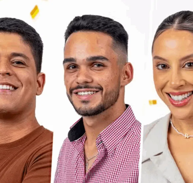 Quem ganha o BBB 25? Guilherme, João Pedro e Renata disputam prêmio milionário (Imagem: Divulgação)
