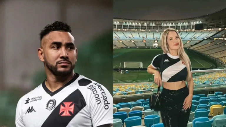 O relacionamento veio a público no mês passado. (Leandro Amorim/Vasco. Reprodução/ Instagram)