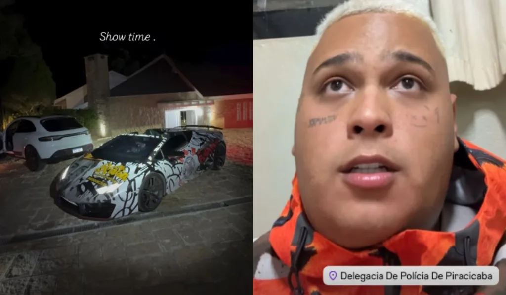 MC Ryan SP é preso por depredação no interior de São Paulo