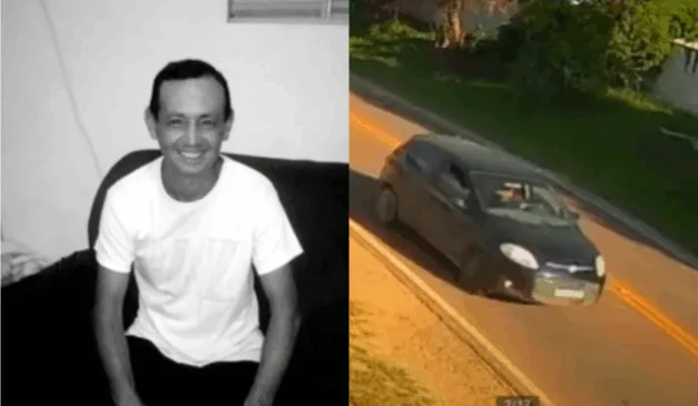 Foto de Marciano e do carro.