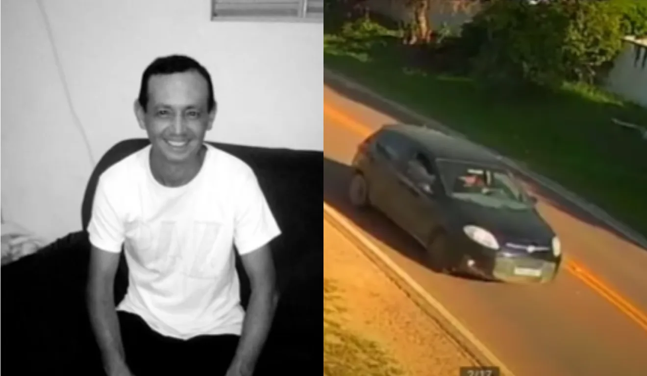 Foto de Marciano e do carro.