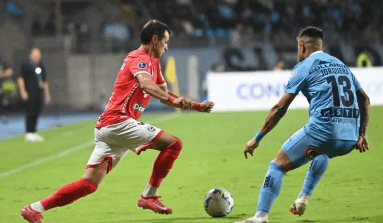 Imagem do 1º jogo entre Cienciano e Deportes Iquique.