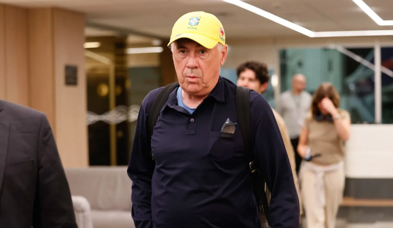 Carlo Ancelotti, técnico da seleção brasileira