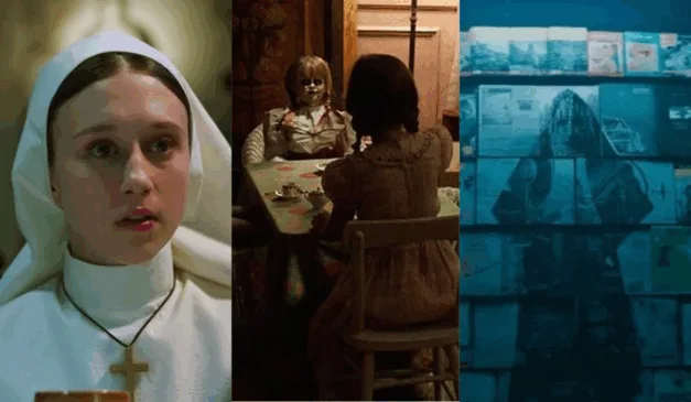 Imagem dos filmes de Invocação do Mal.