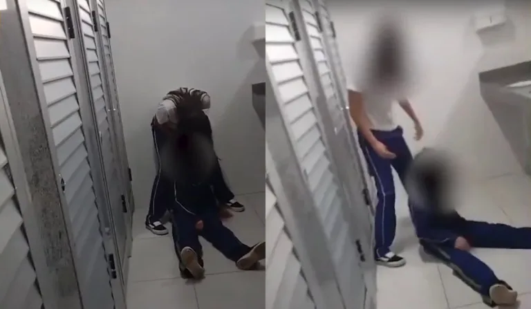 Tapas e chutes: caso de criança agredida em colégio repercute no RIC Notícias Manhã