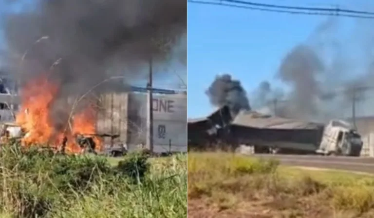 acidente que matou homem carbonizado