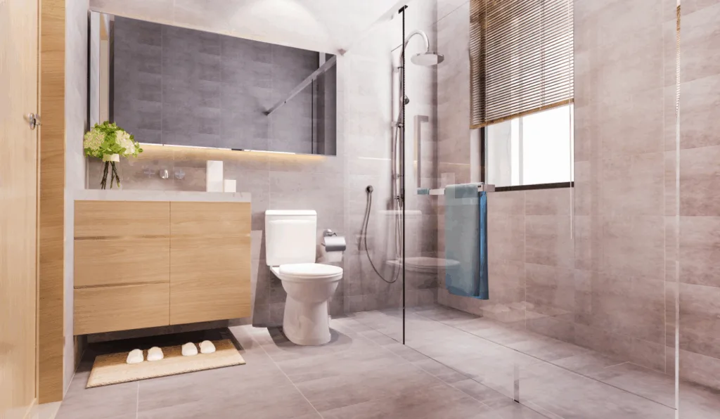 Imagem ilustrativa de um banheiro.