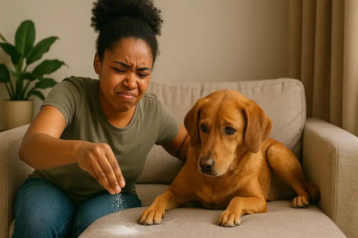 Como eliminar cheiro de cachorro do sofá com um truque que funciona de verdade