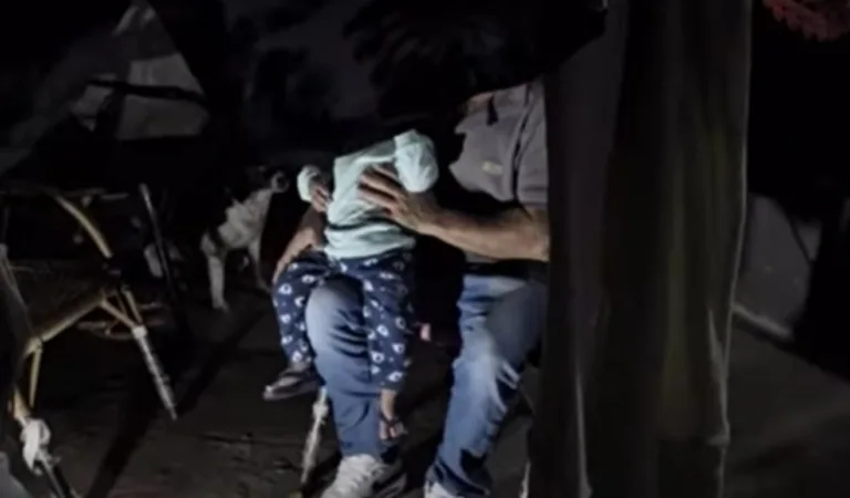 Tio contou detalhes de como a criança foi resgatada da boca de fumo