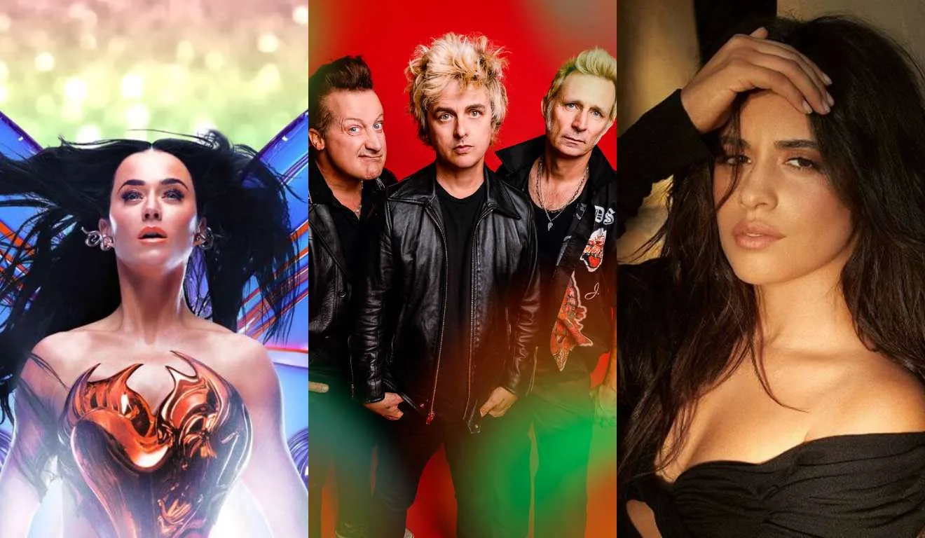 Katy Perry, Green Day e Camila Cabello.